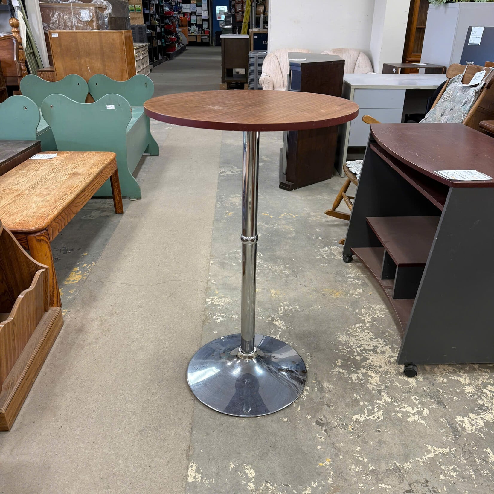 Steel Foot Pub Table