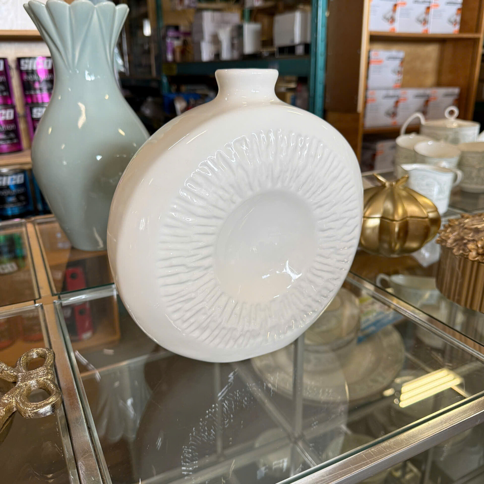 Thin Textured Vase