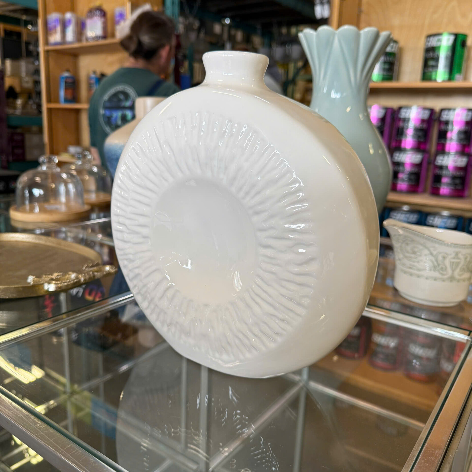 Thin Textured Vase