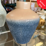 Blue Textured Vase