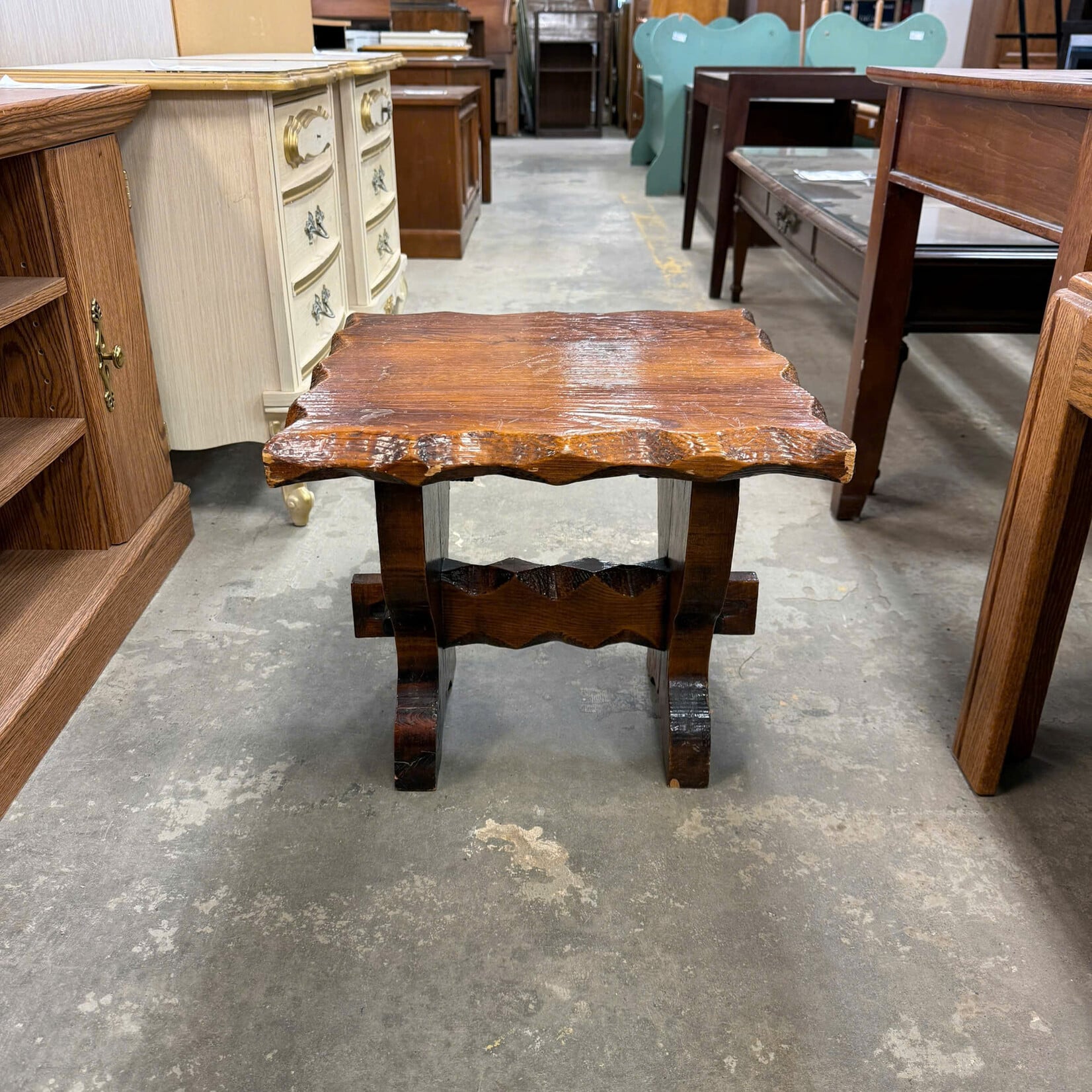 Pine End Table / Stool