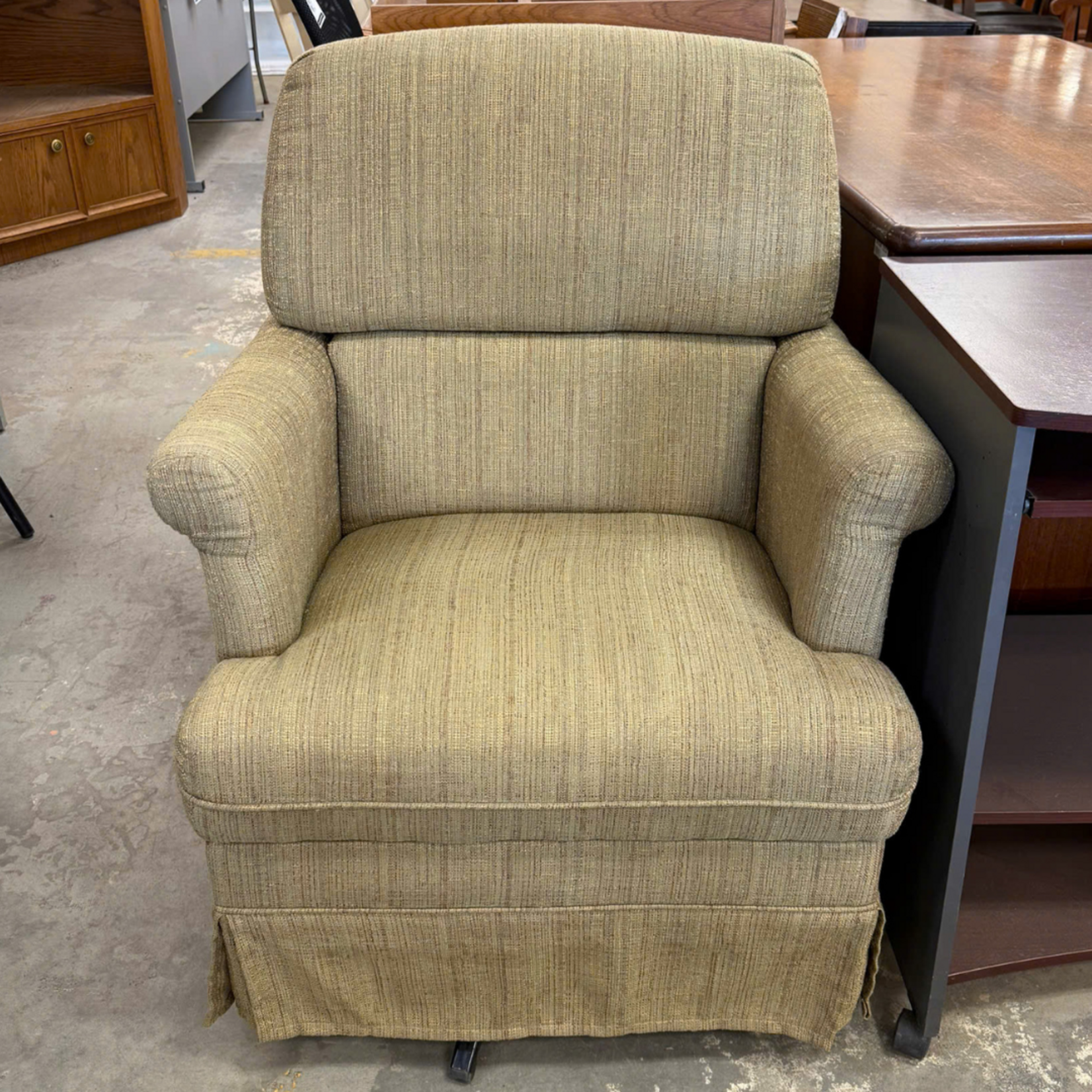 Upholstered Swivel Rocker Chair