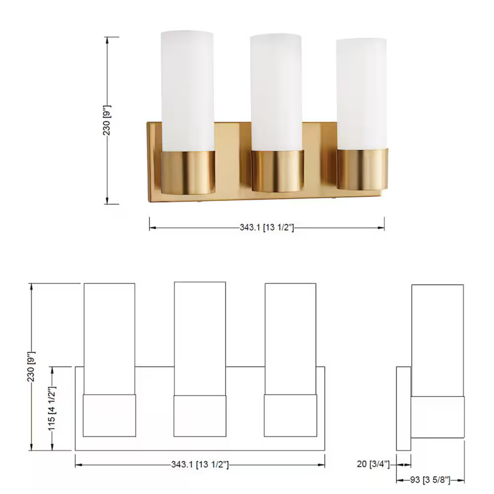 Naga Vanity Light