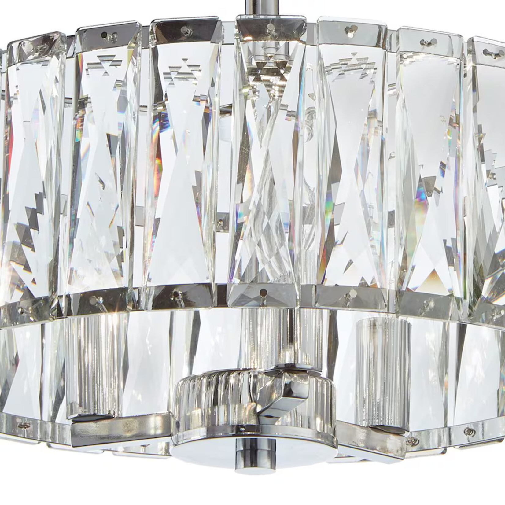 13 Inch 3 Light Semi Flush Mount Light