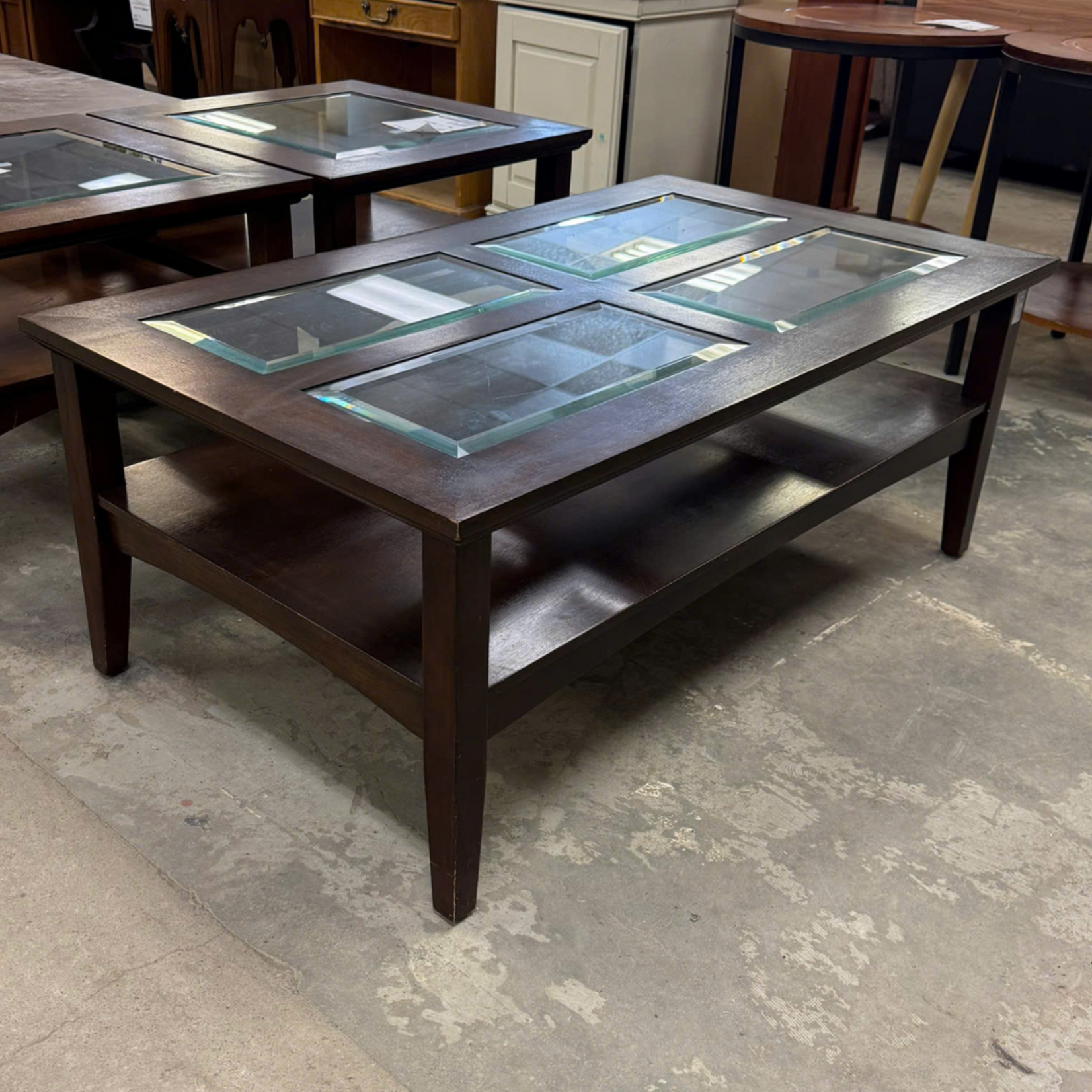 Coffee Table 4 Glass Inserts