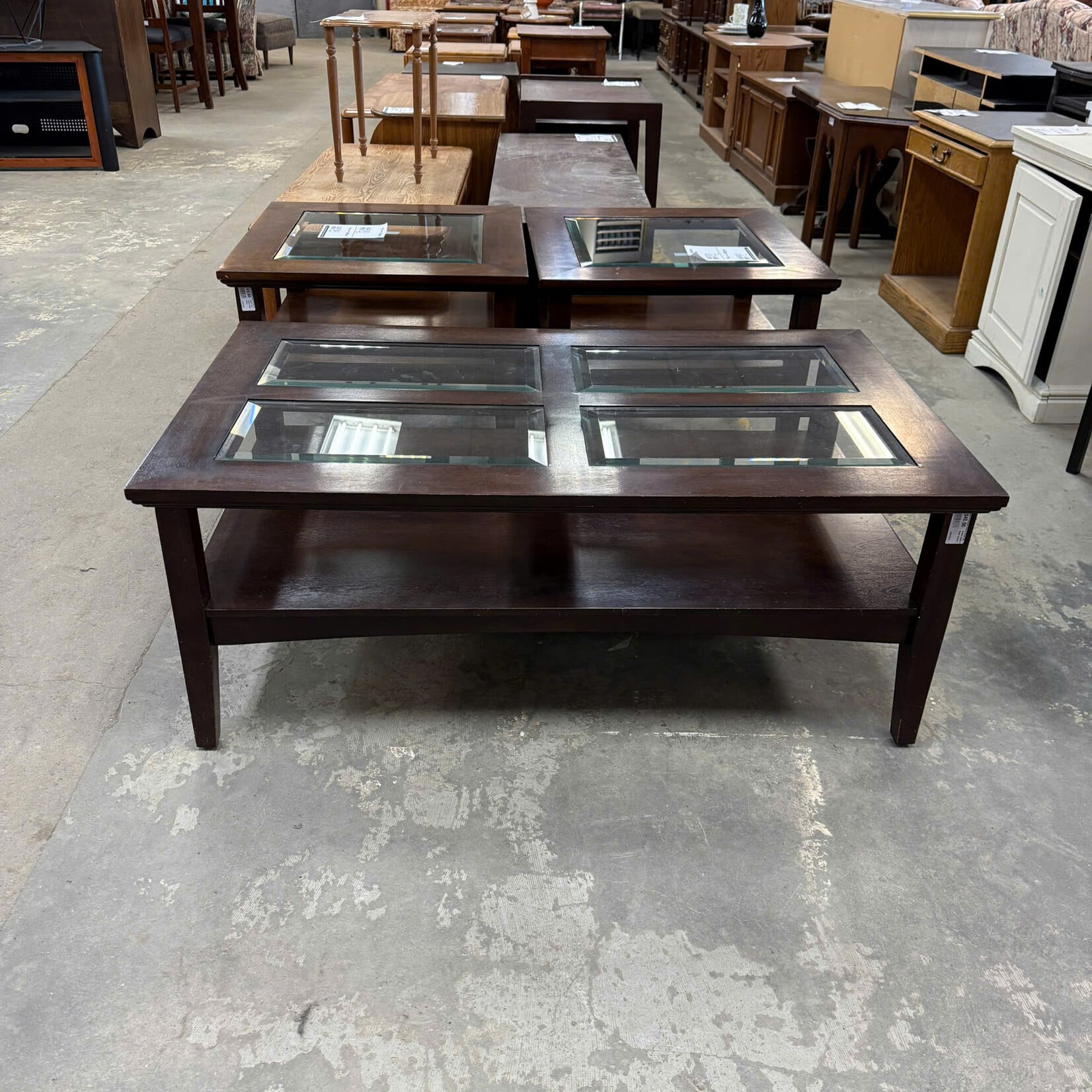 Coffee Table 4 Glass Inserts
