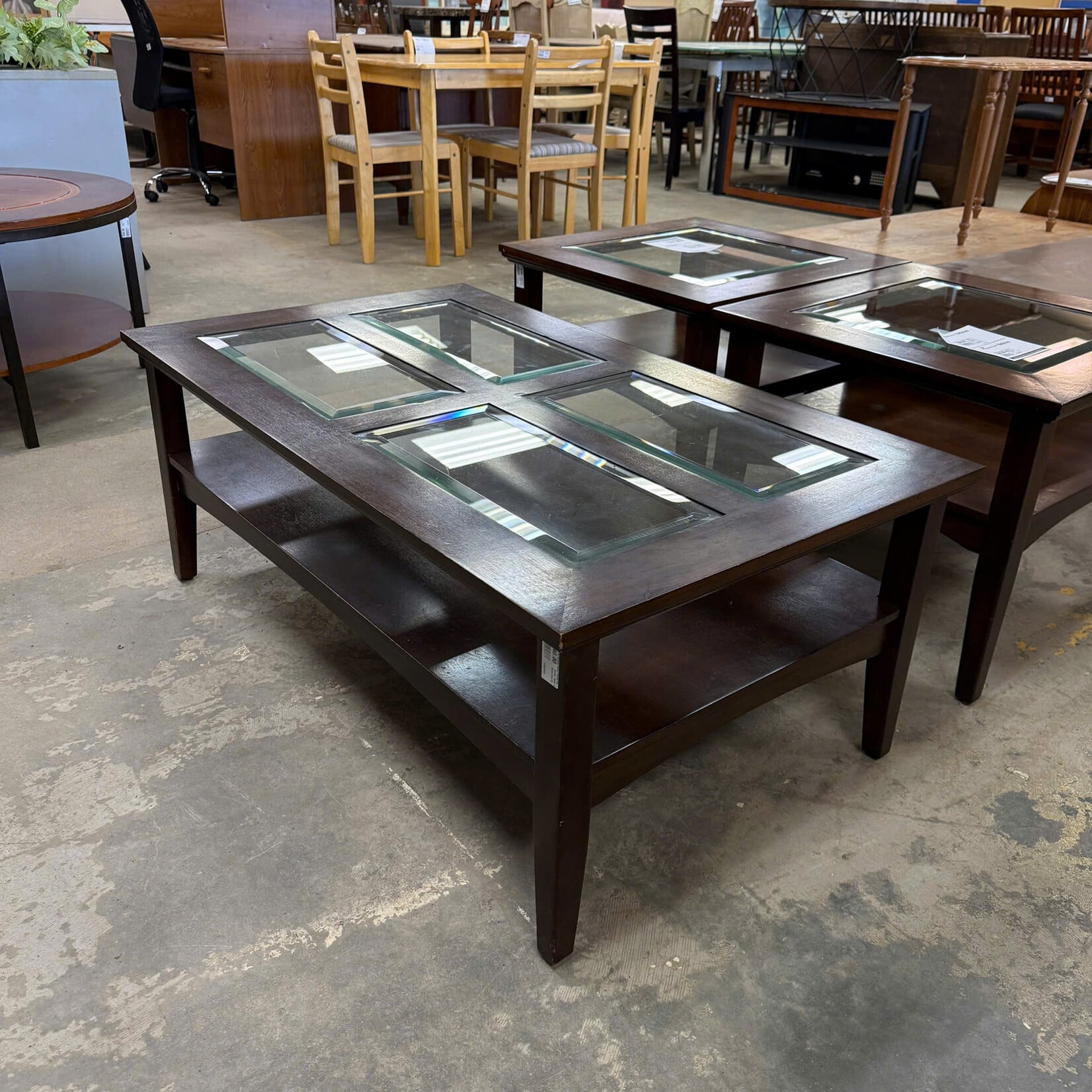 Coffee Table 4 Glass Inserts