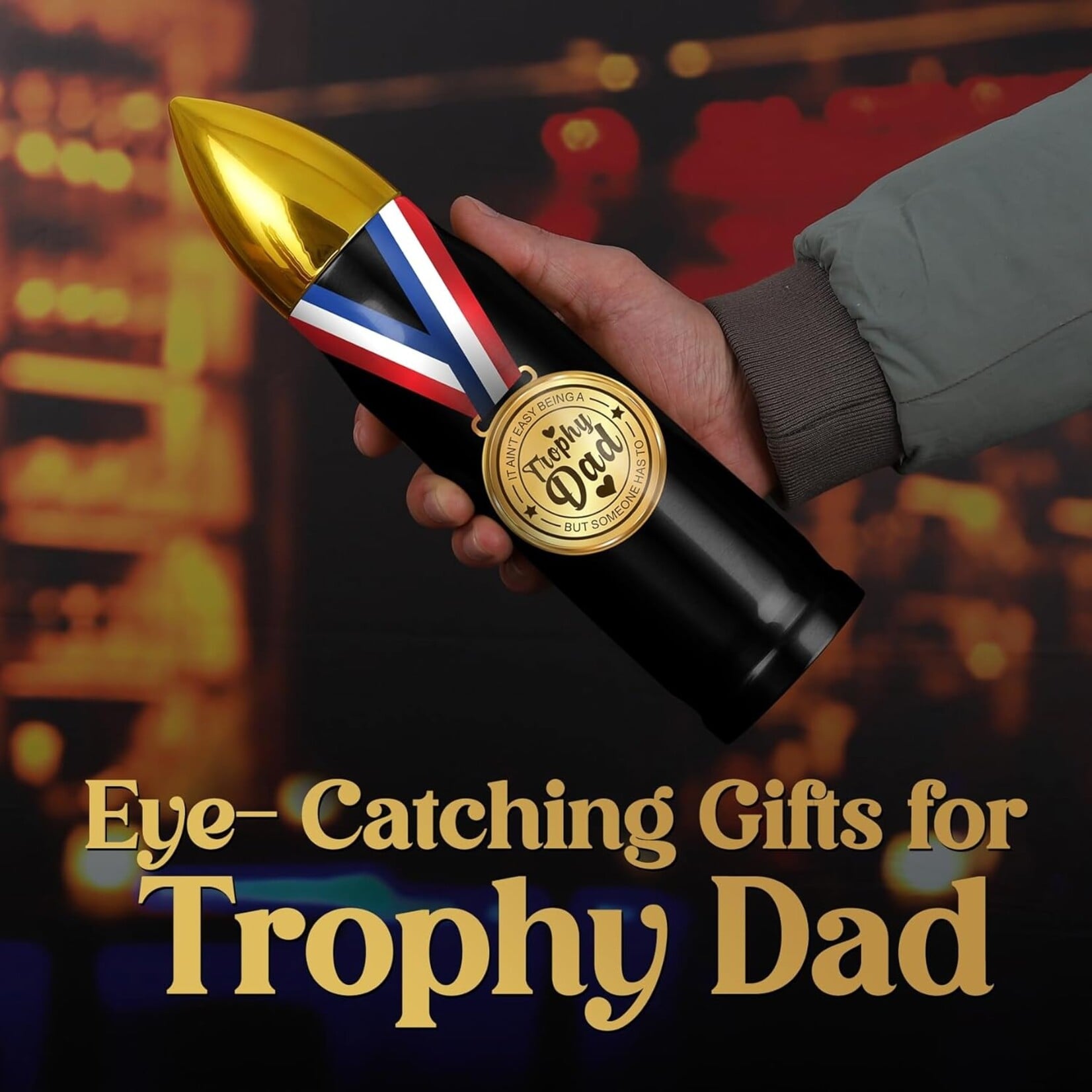 Trophy Dad Tumbler 17oz