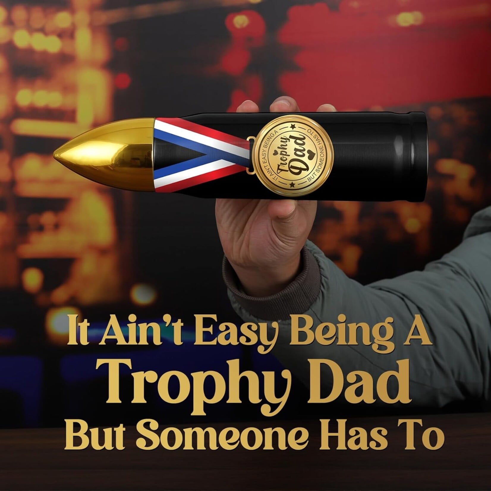 Trophy Dad Tumbler 17oz