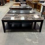 Faux Marble Top Coffee Table