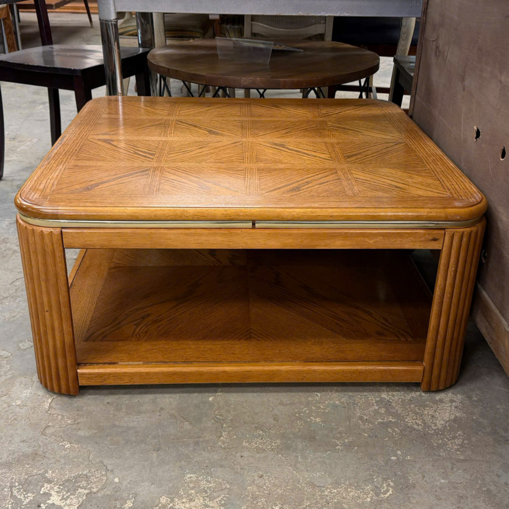 Square Coffee Table On Wheels