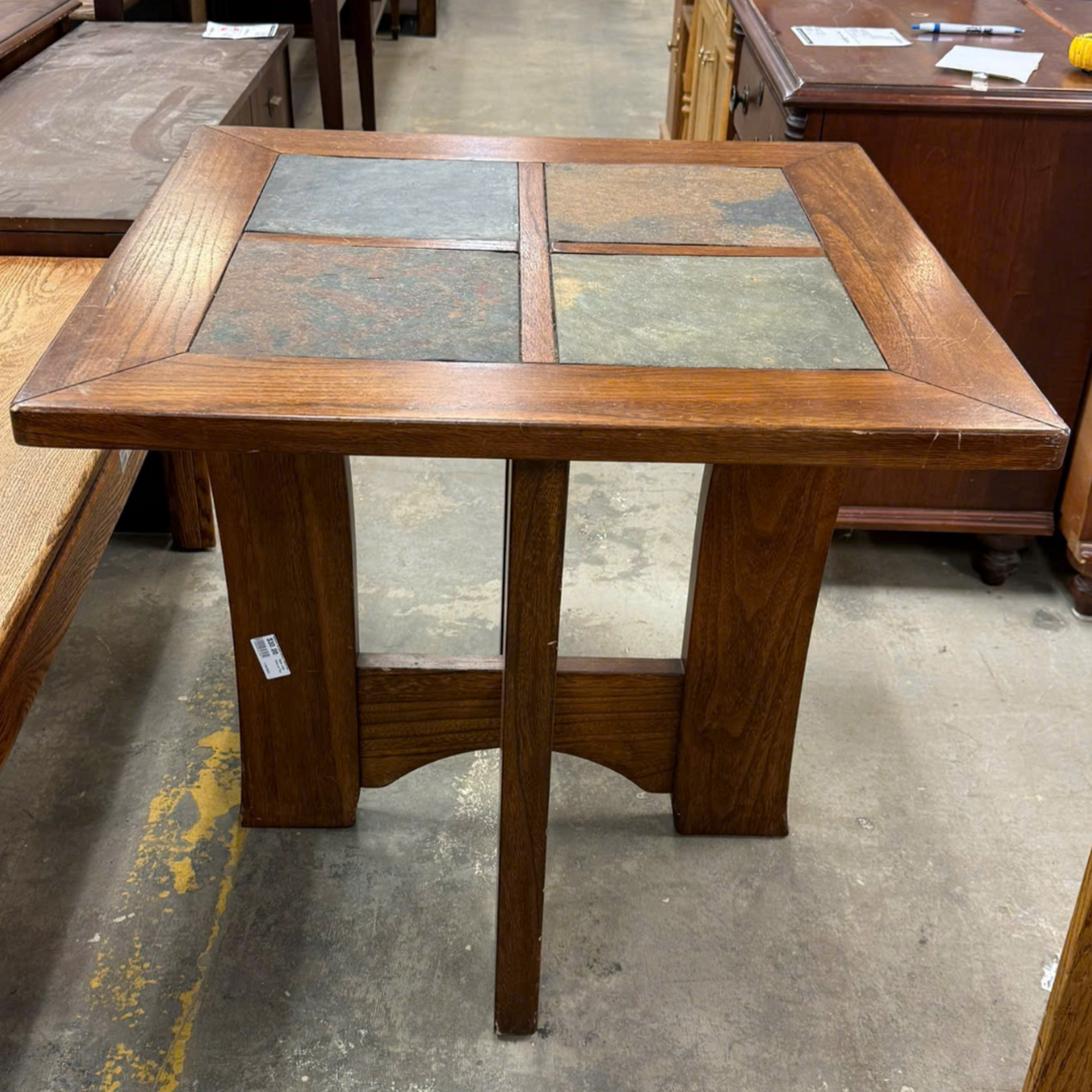 Table with Tiles on Top