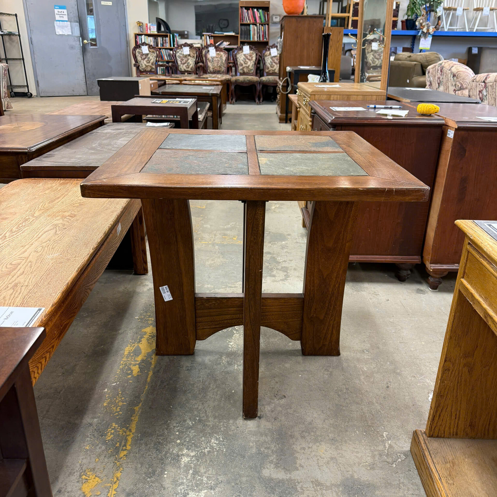 Table with Tiles on Top