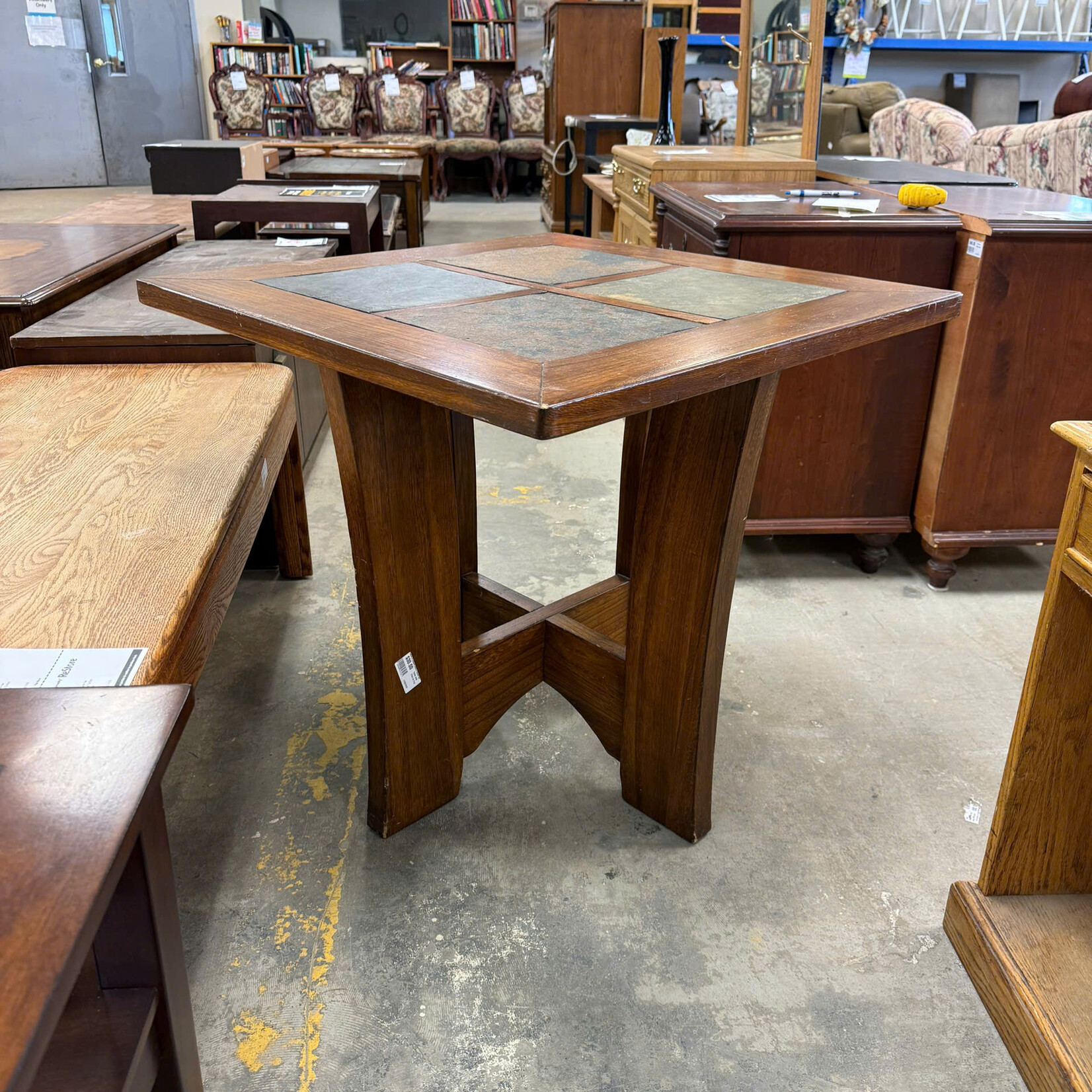Table with Tiles on Top