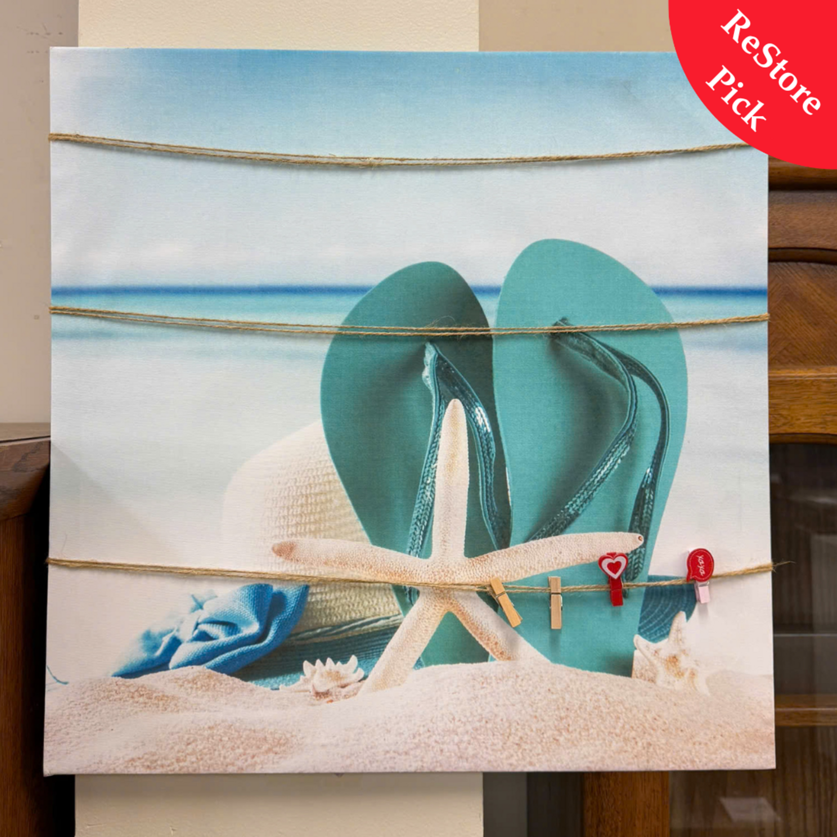 Beach With Rope Around it