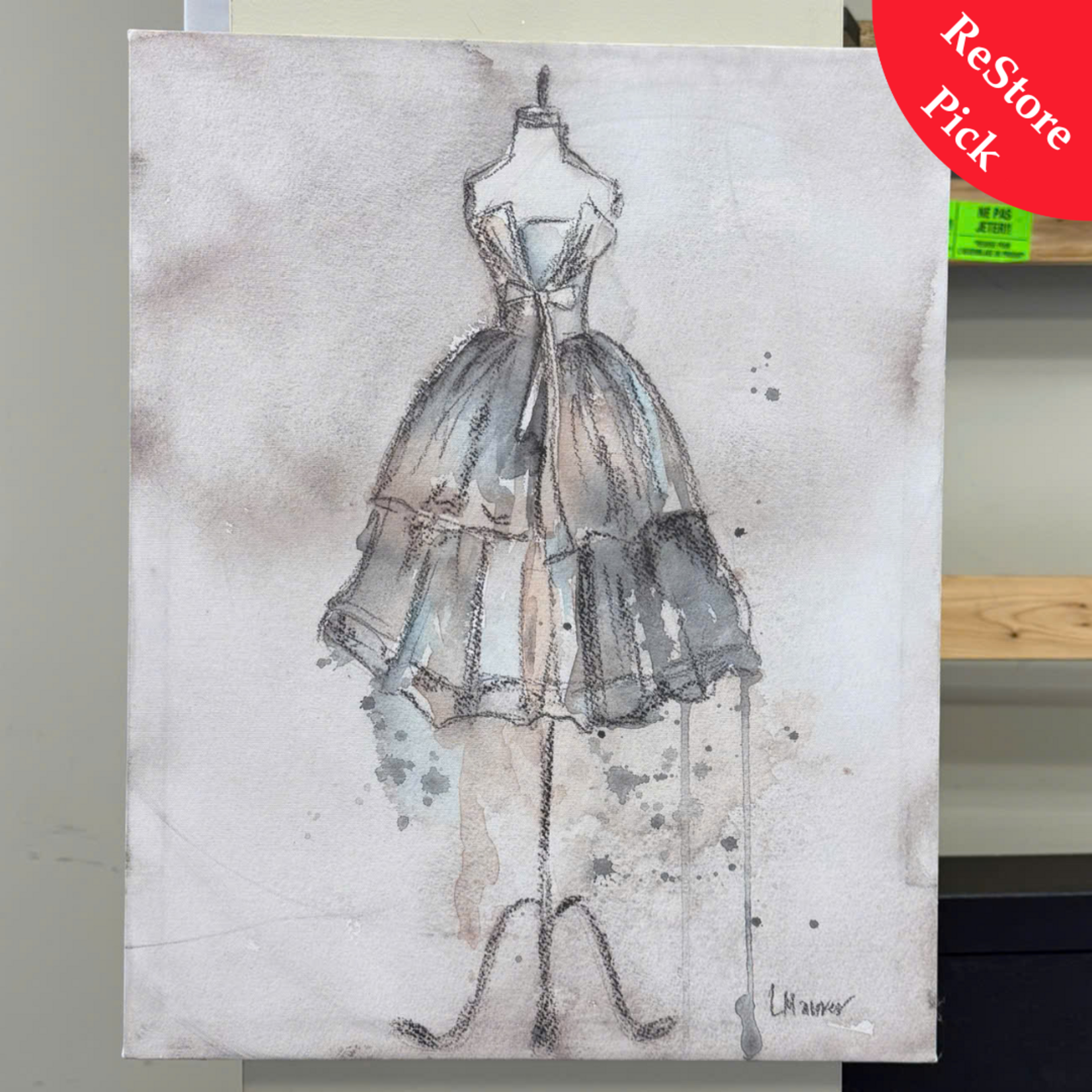 Dress On Rack Art