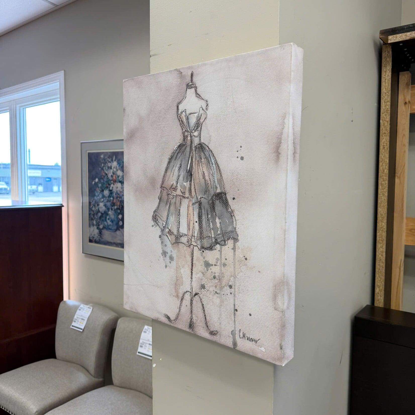 Dress On Rack Art