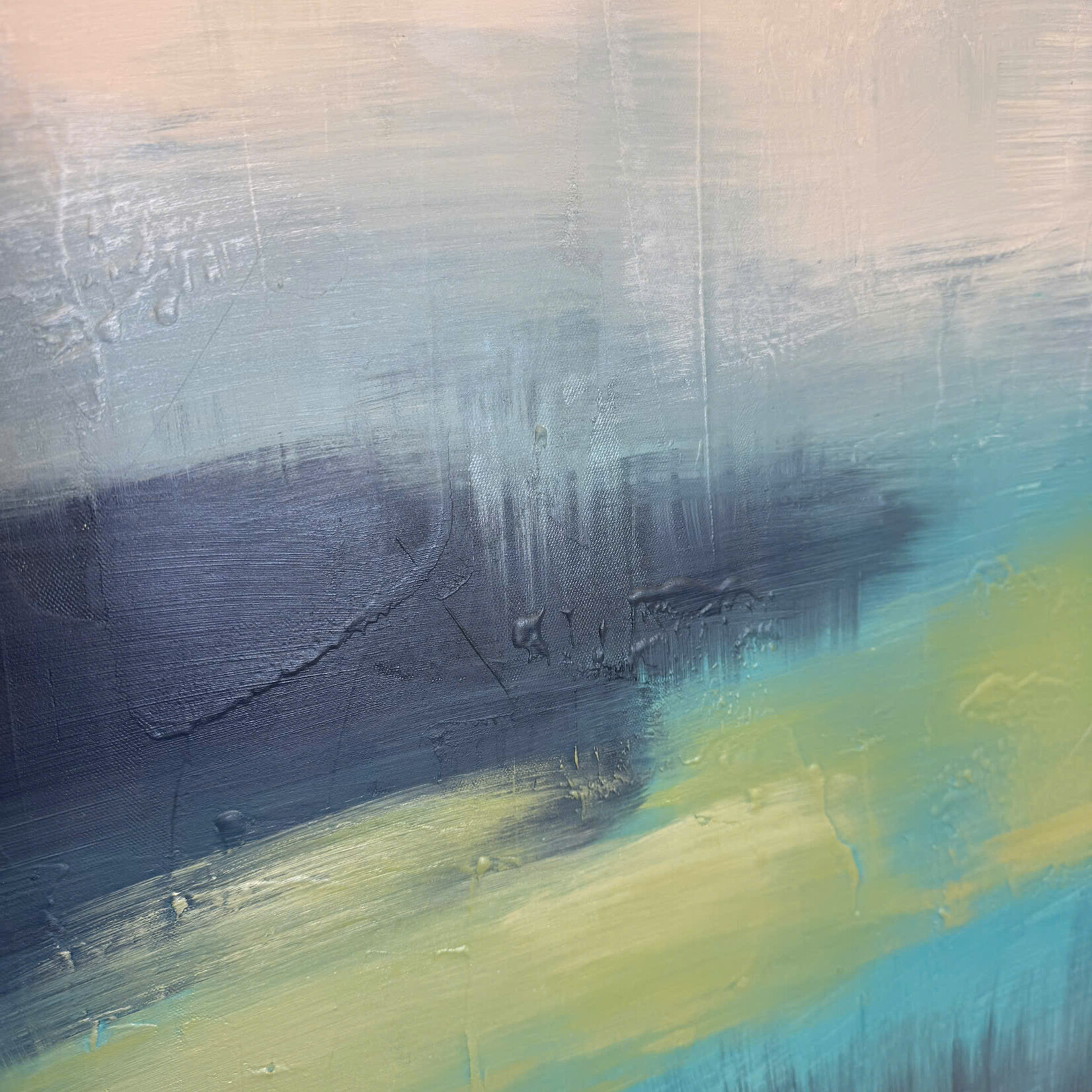 Sarah Brooks Blue&White Art Picture