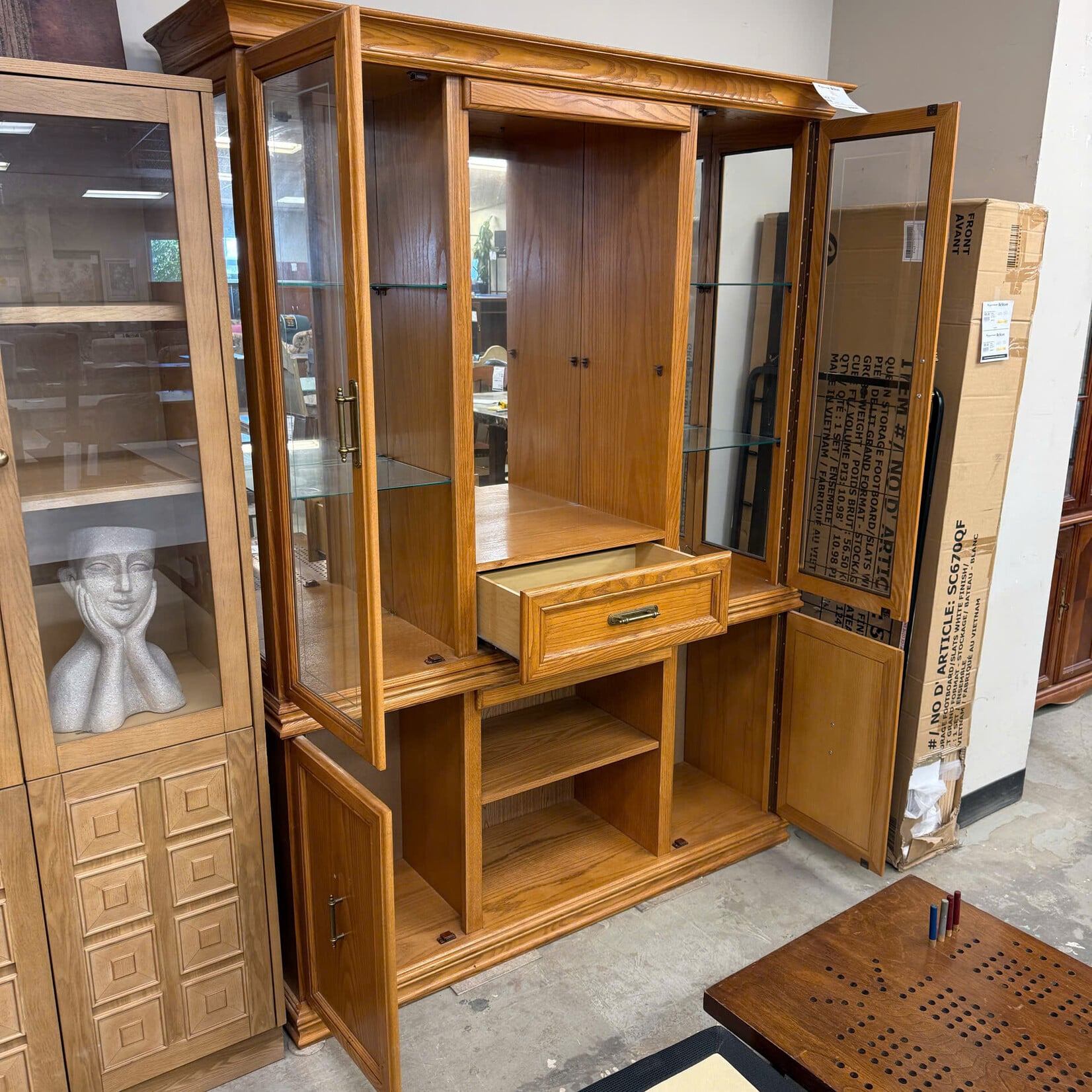 2 Pc China Cabinet