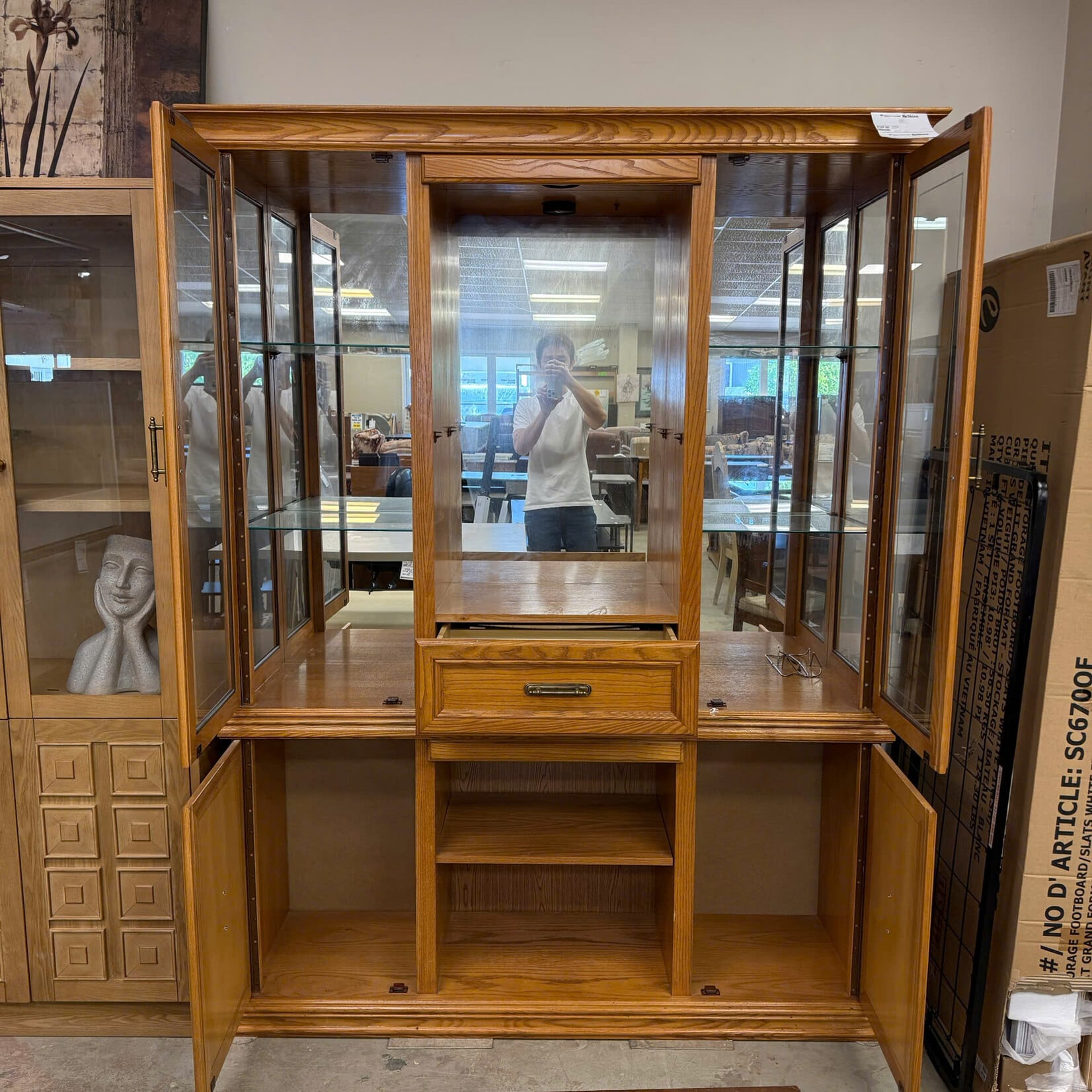 2 Pc China Cabinet