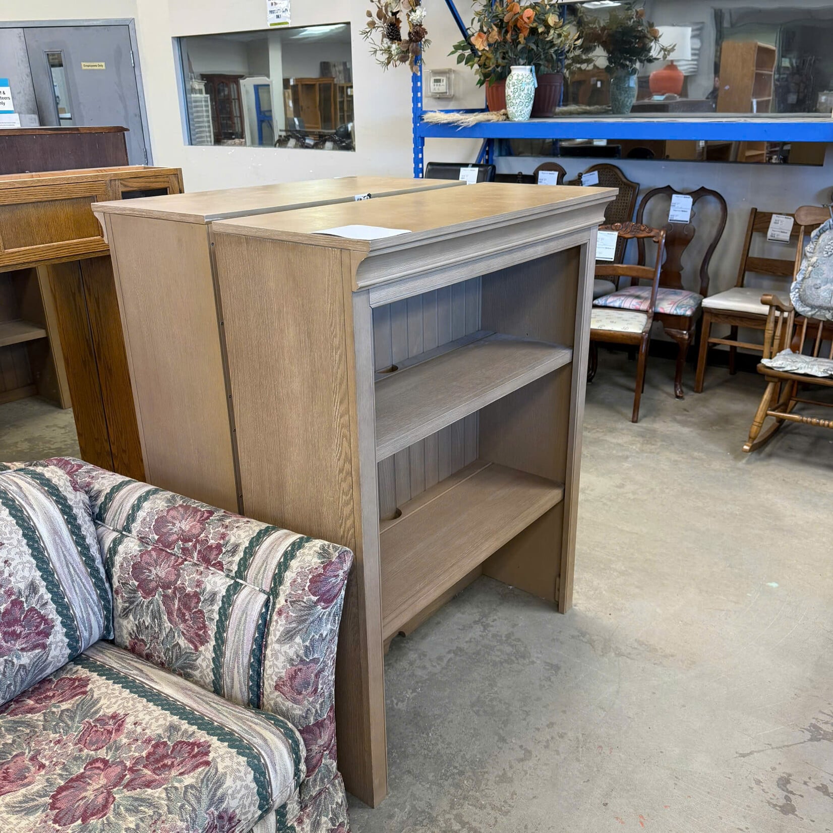 Beige 2 Shelf  Bookcase