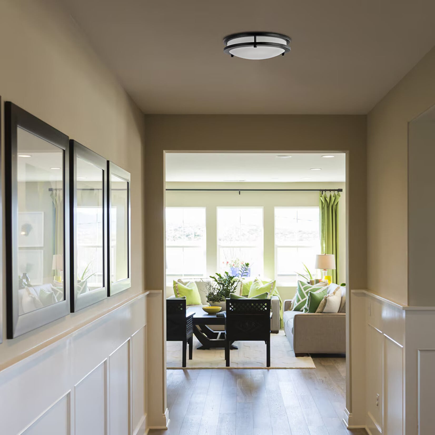 Flaxmere 12 In. LED Flush Mount