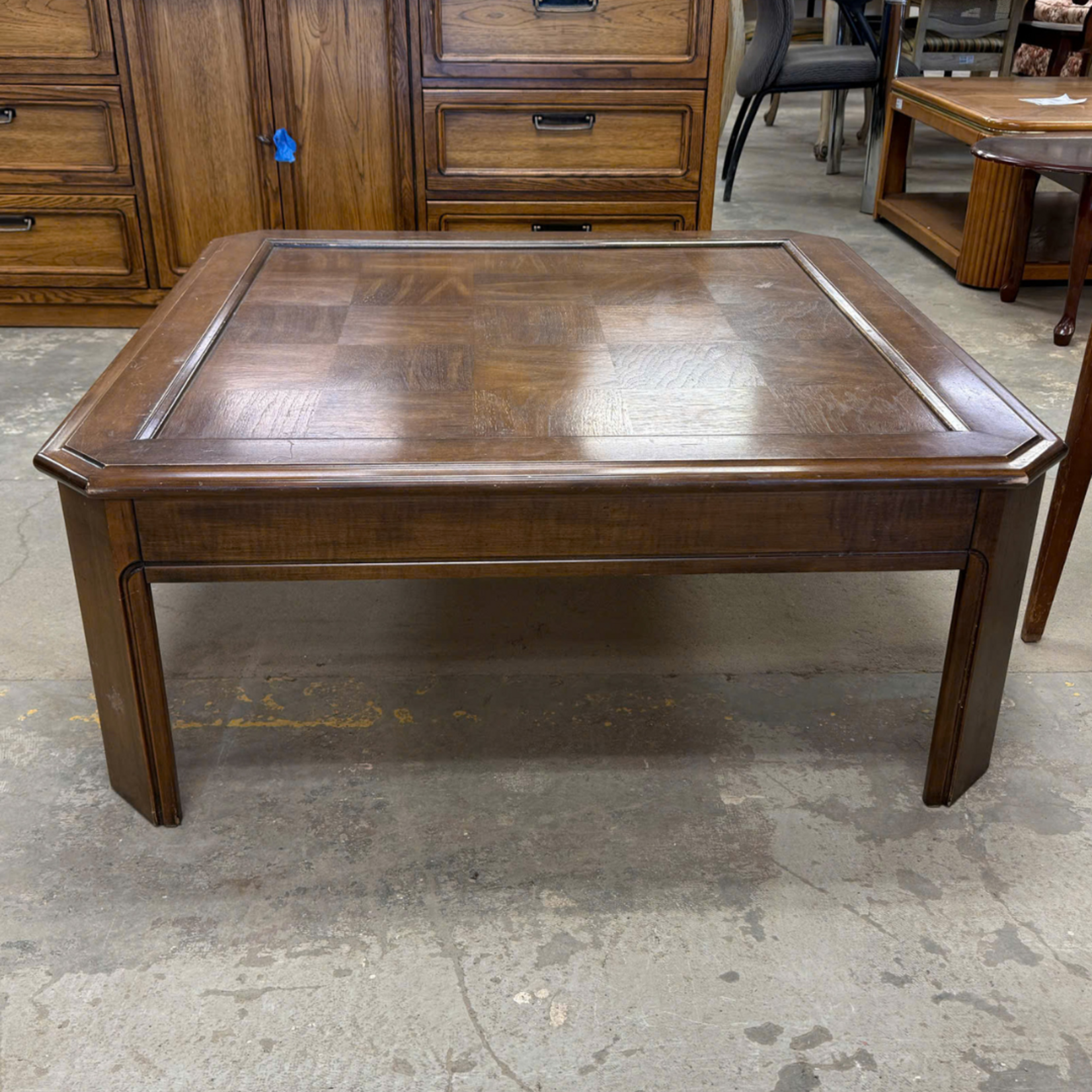 Wooden Square Coffee Table