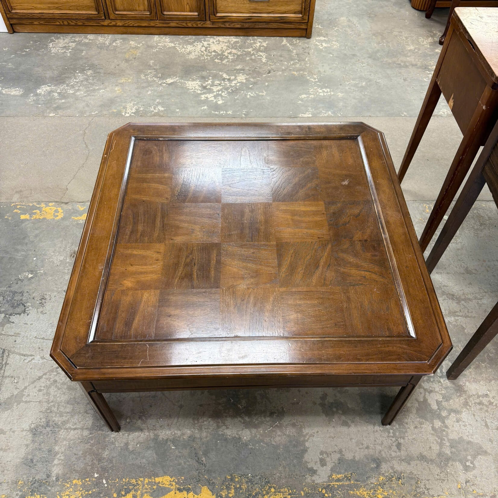 Wooden Square Coffee Table