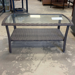 Brown Wicker Coffee Table