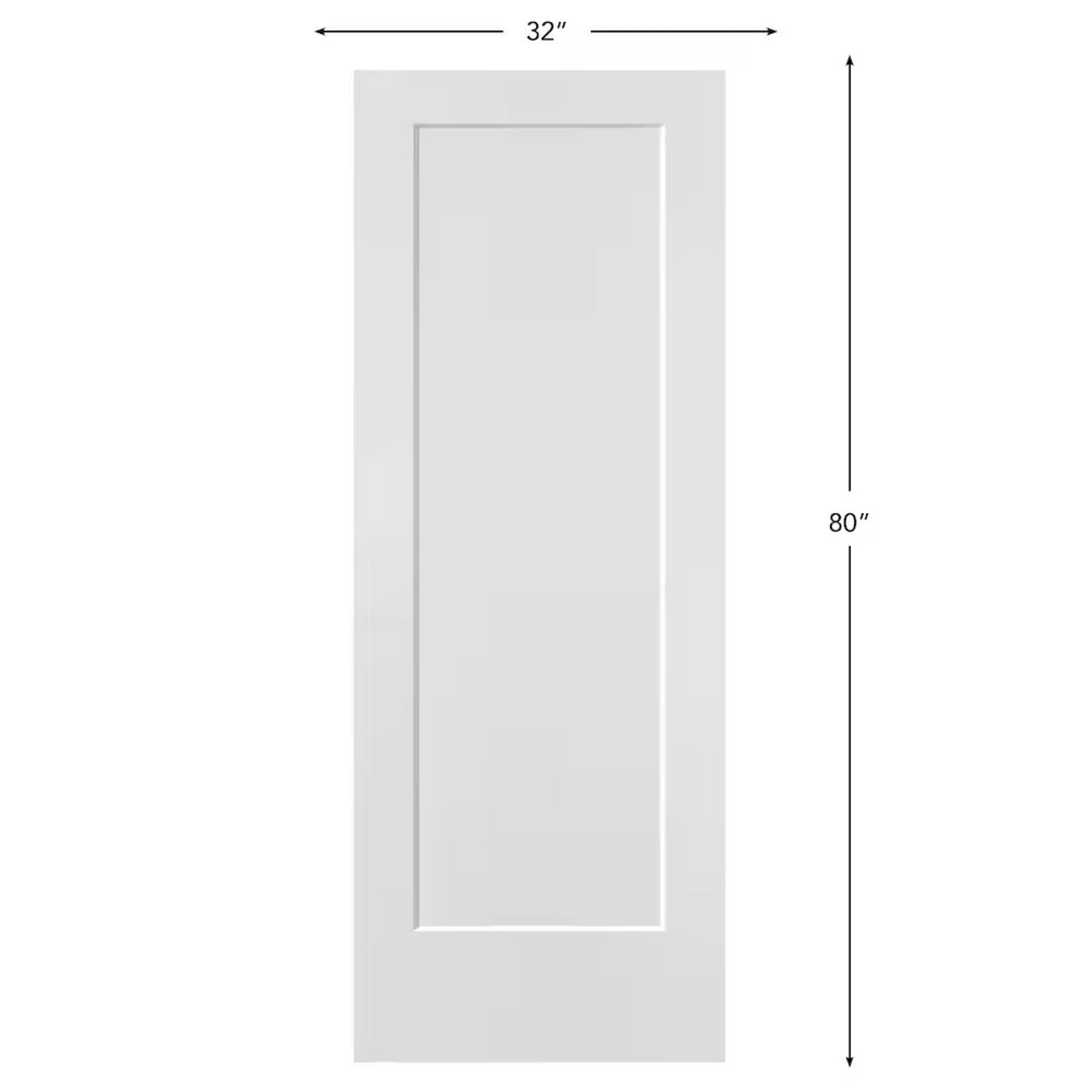 32X80 1 Panel Interior Door