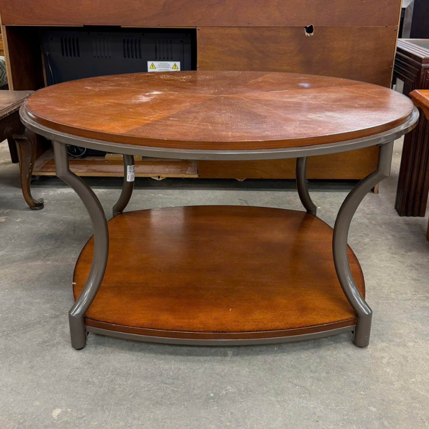 Rounded Glossy Coffee Table