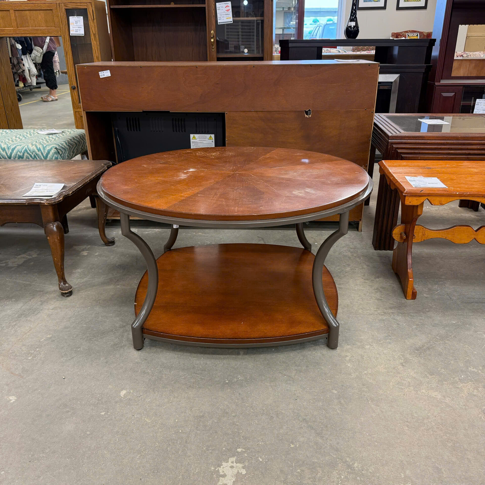 Rounded Glossy Coffee Table