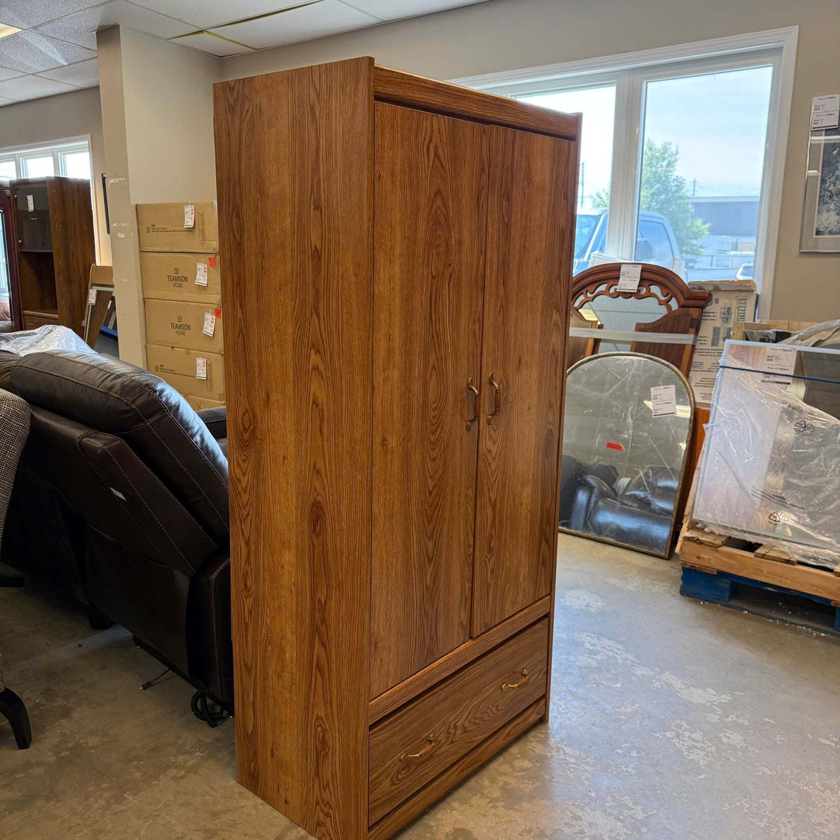 Light Brown Wardrobe