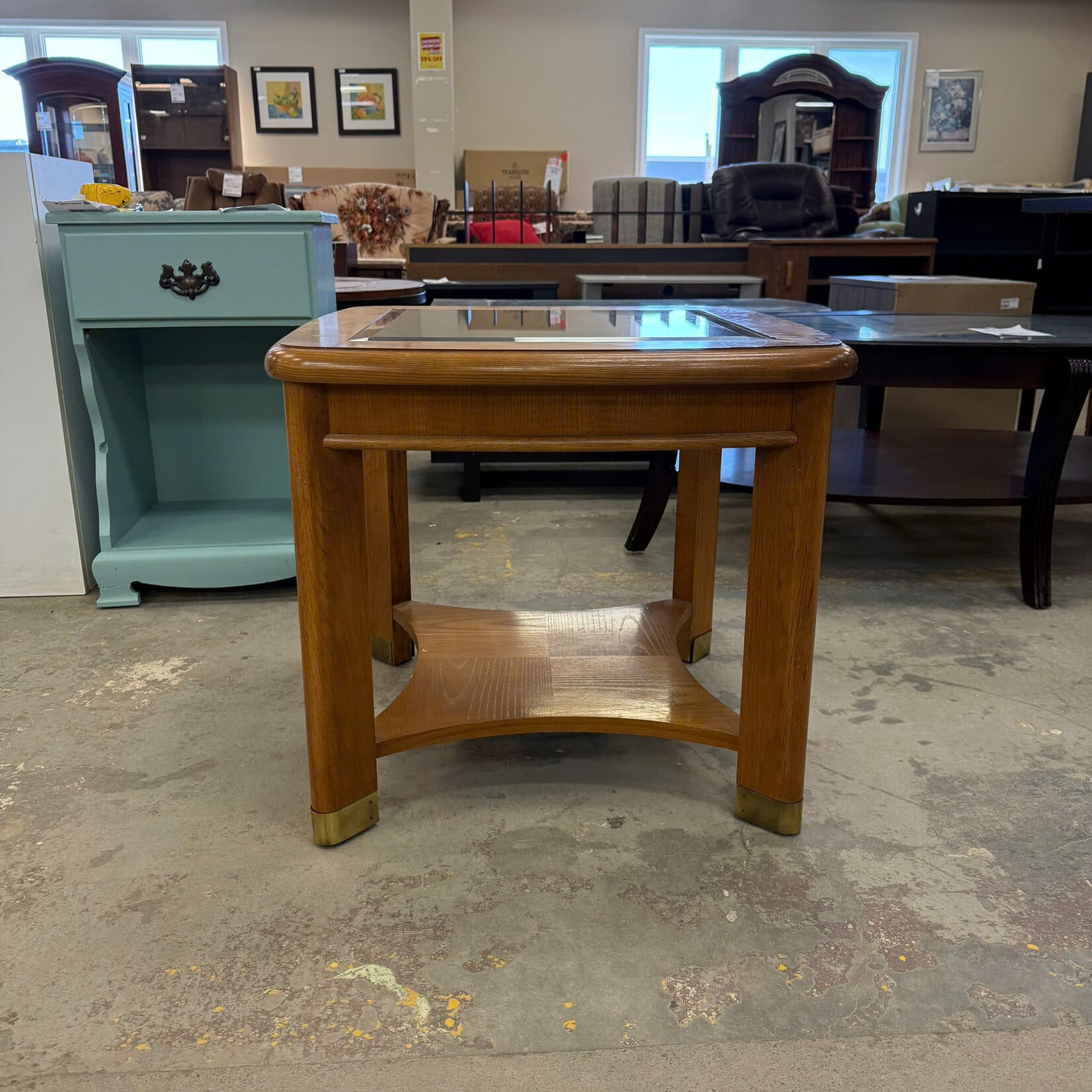 Glass Top Coffee Table