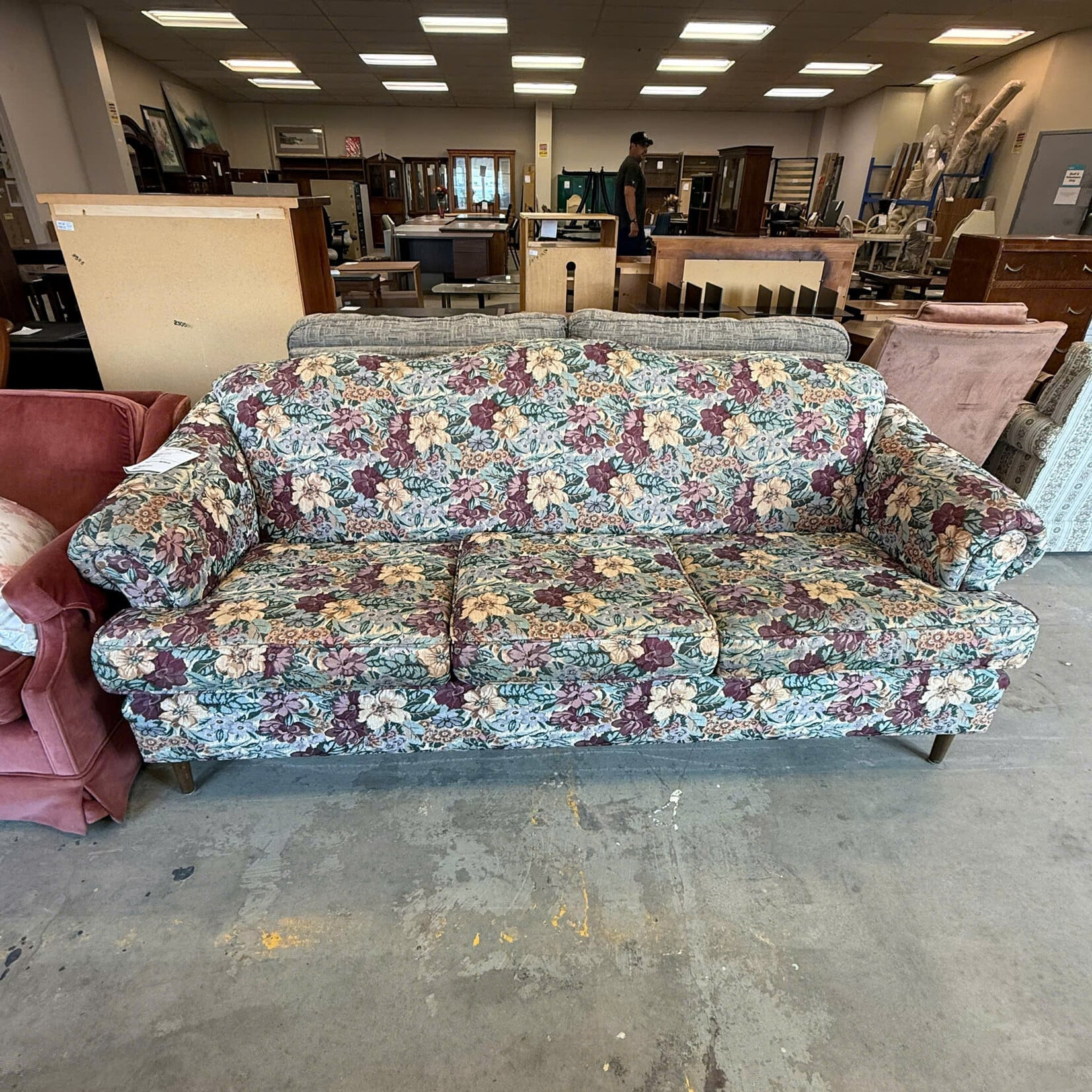 Purple Flower Sofa