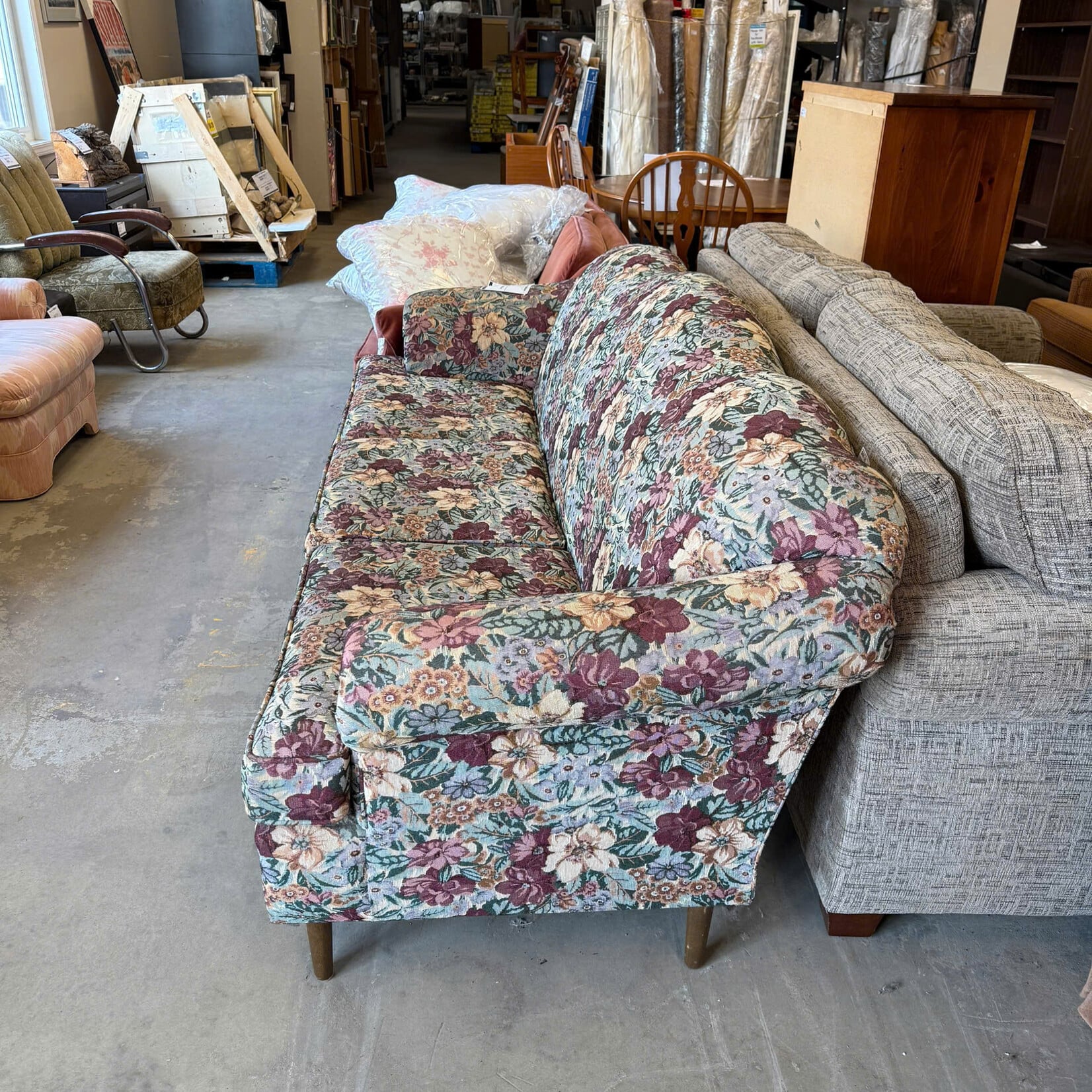Purple Flower Sofa