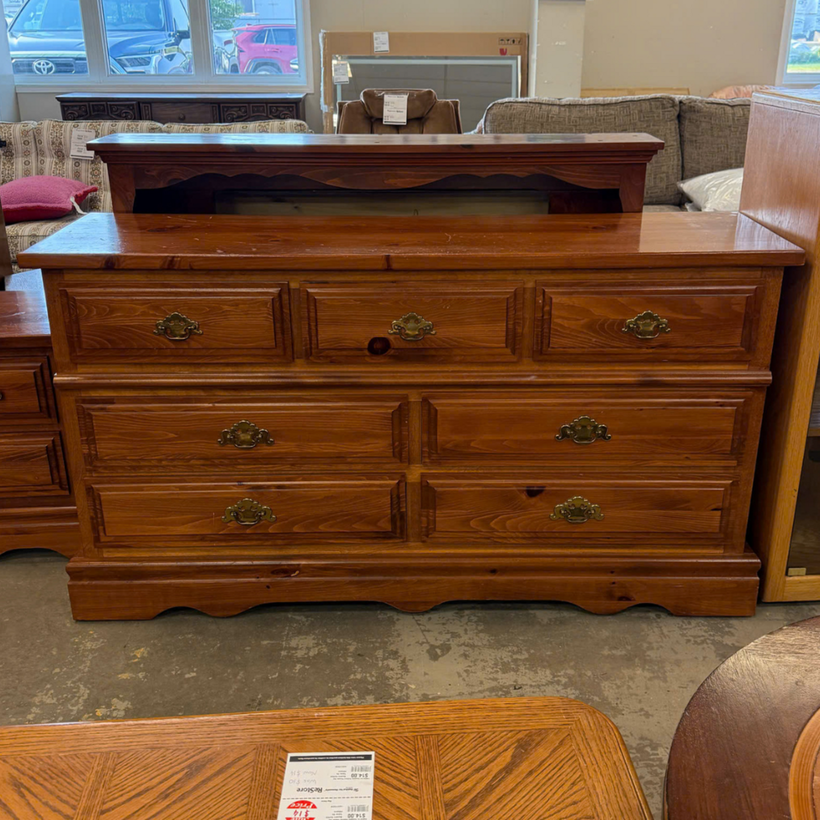 2 Pc 7 Drawer Dresser