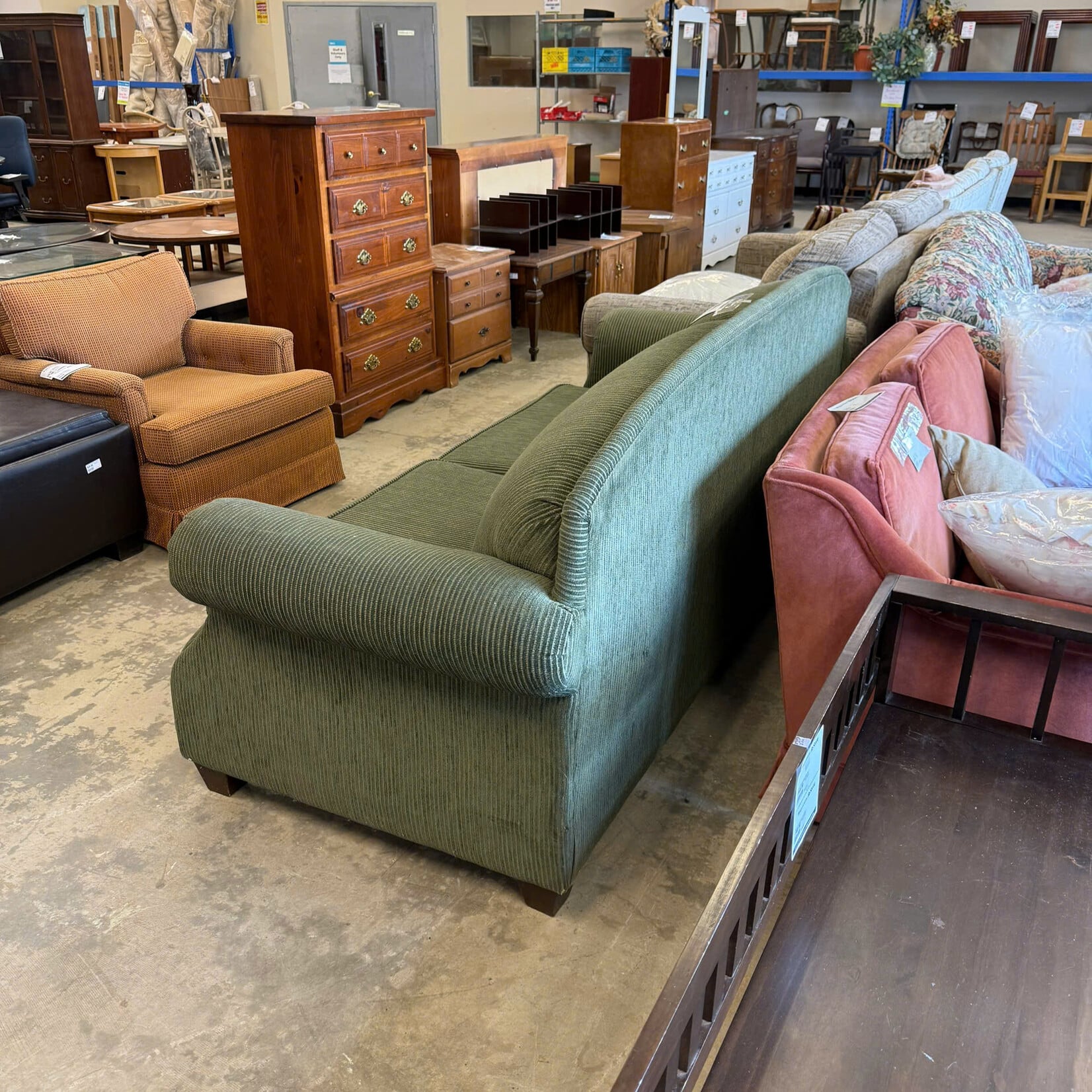 Dark Green Couch