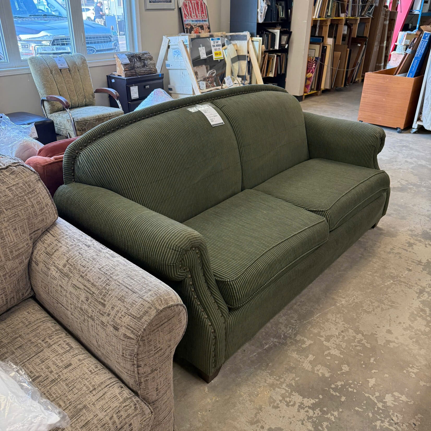 Dark Green Couch