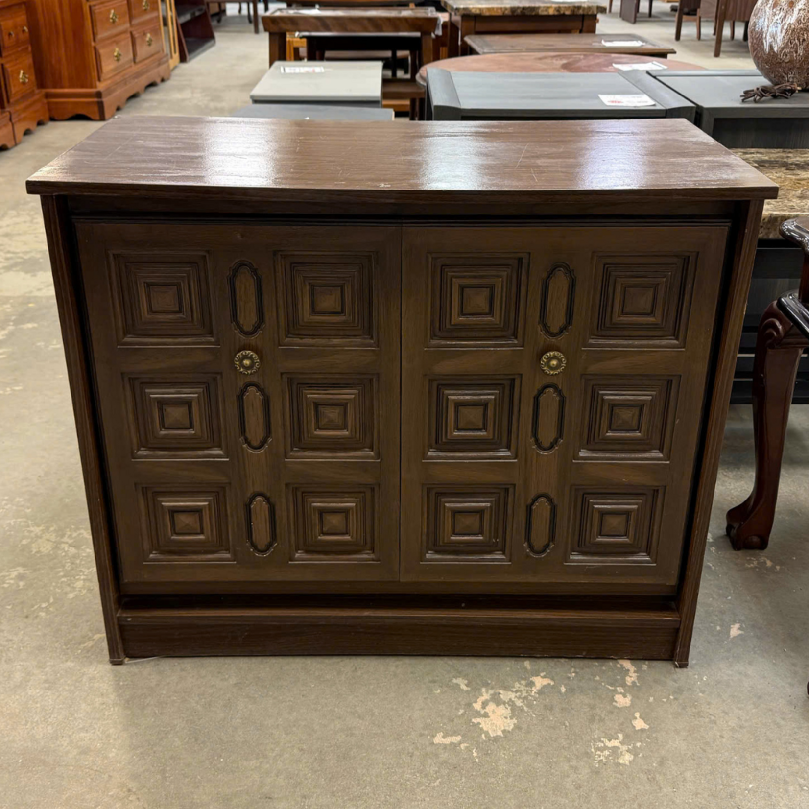 Swing Down Door Cabinet
