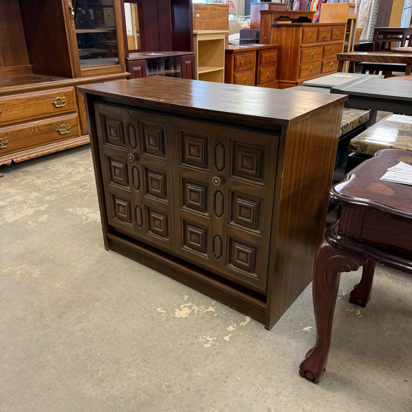Swing Down Door Cabinet