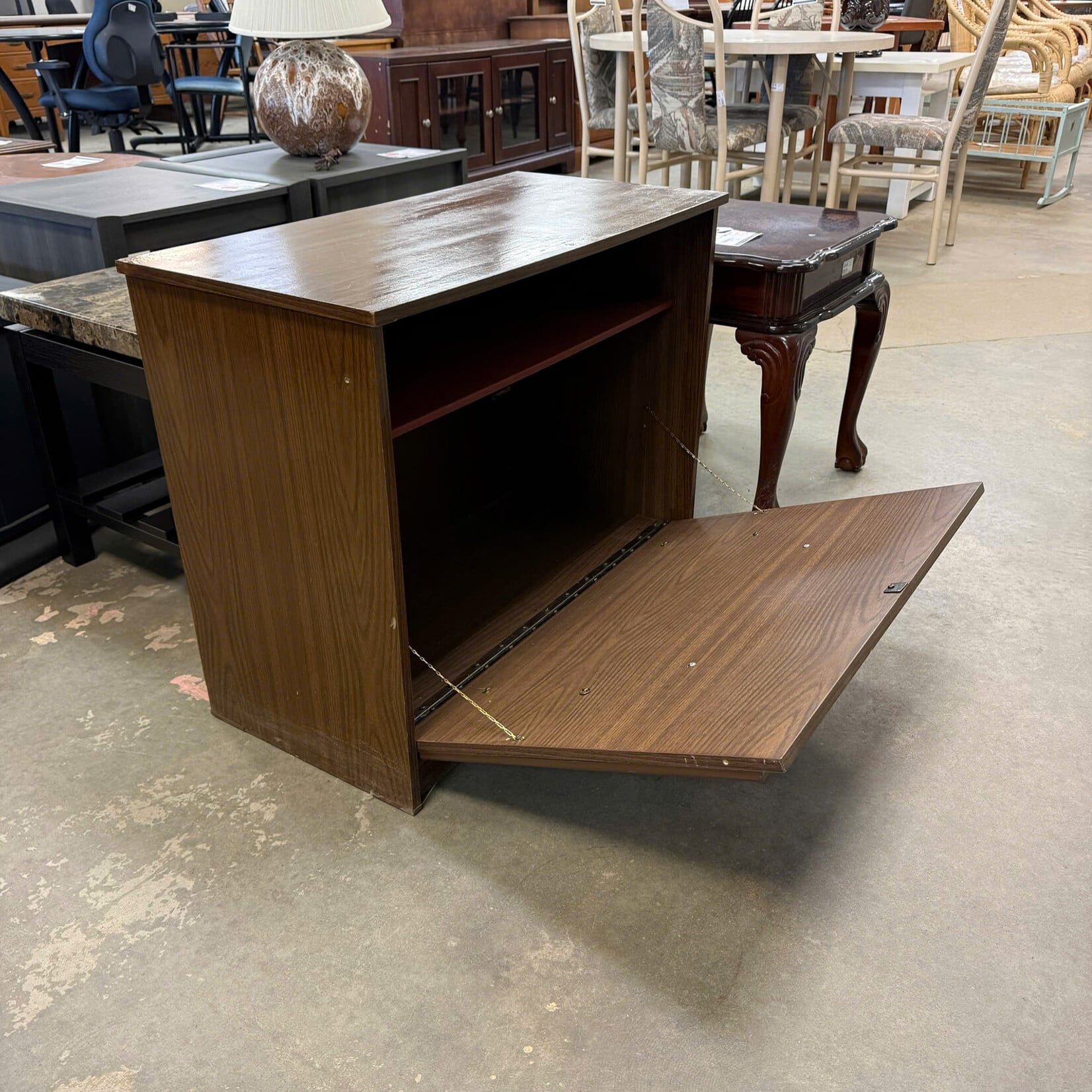 Swing Down Door Cabinet