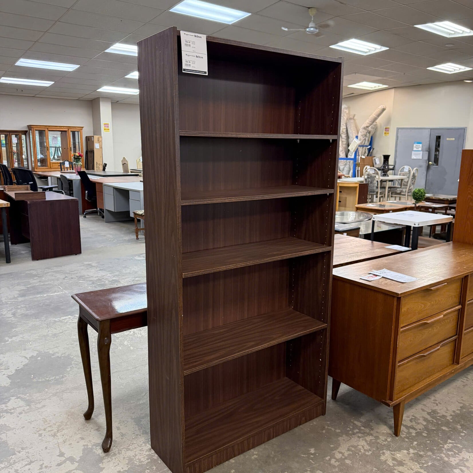 Dark Wood Bookcase