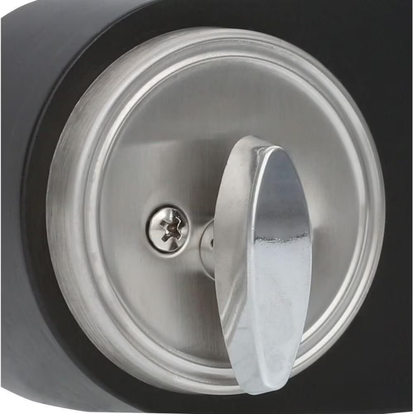 Silver Deadbolt