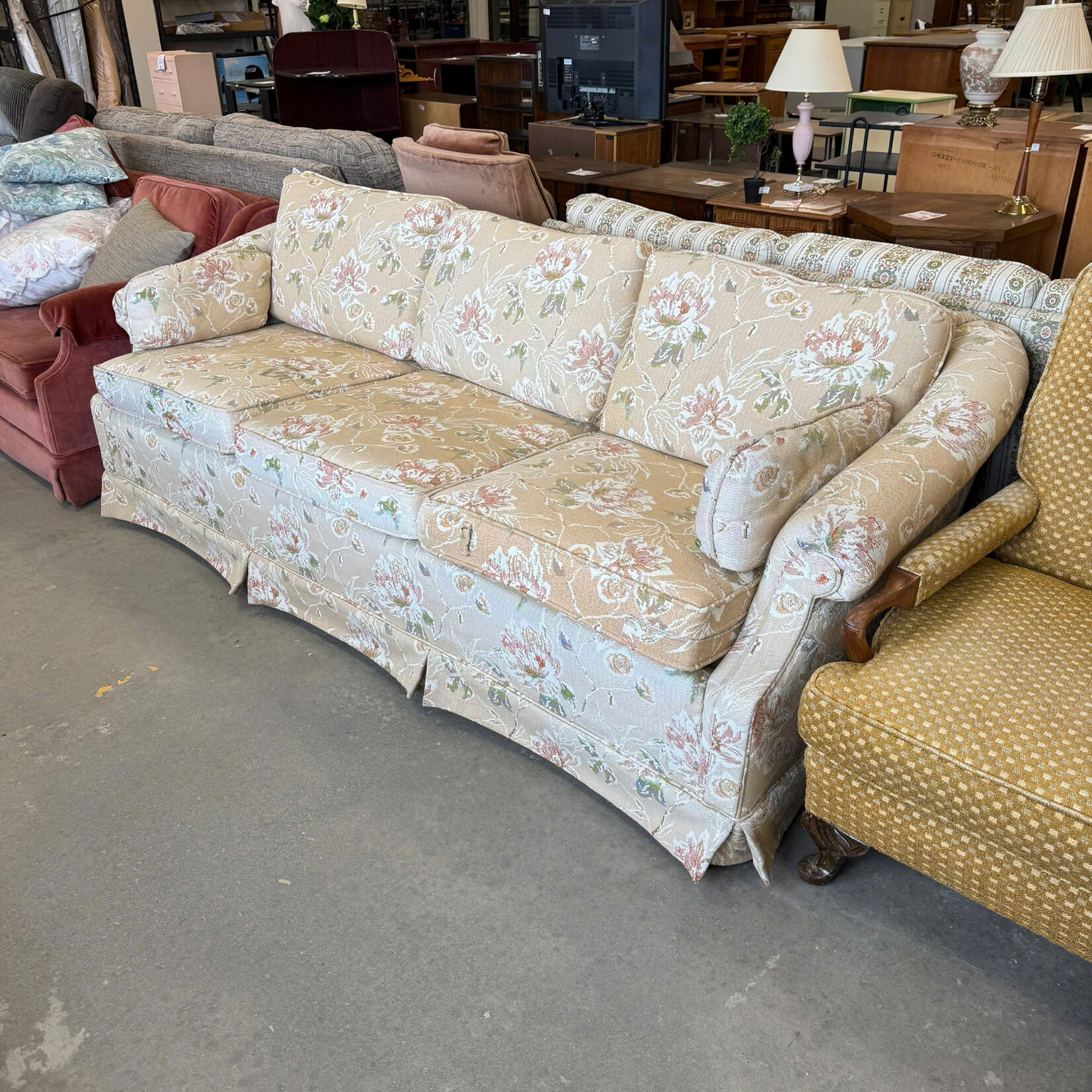 Floral Pattern Sofa