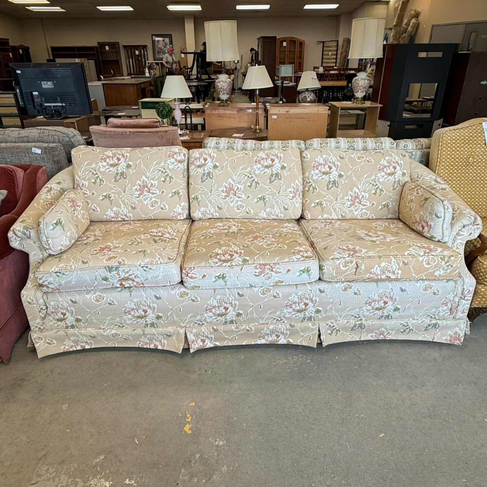 Floral Pattern Sofa