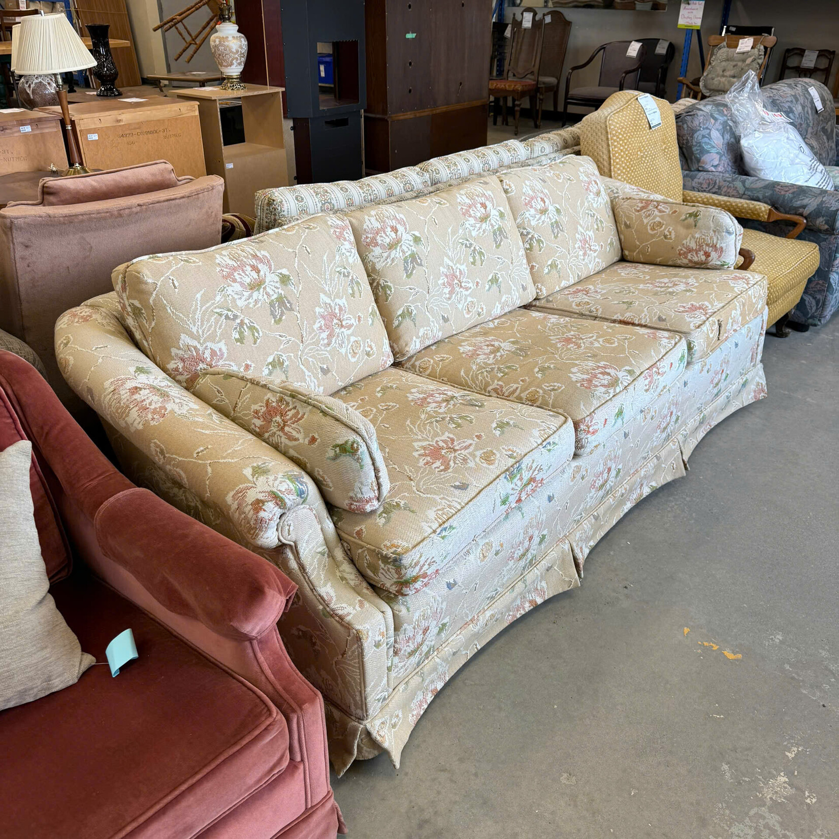 Floral Pattern Sofa