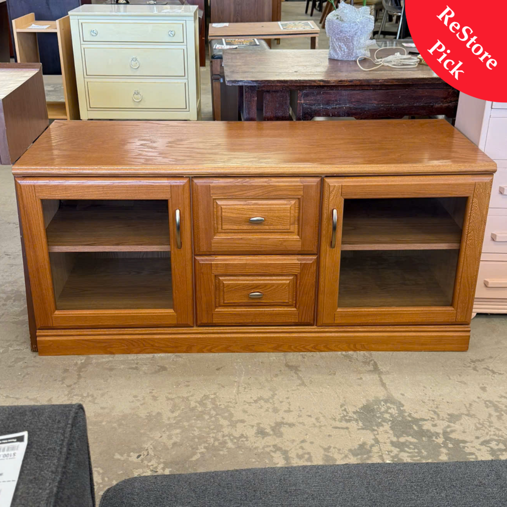 Light Brown TV Stand