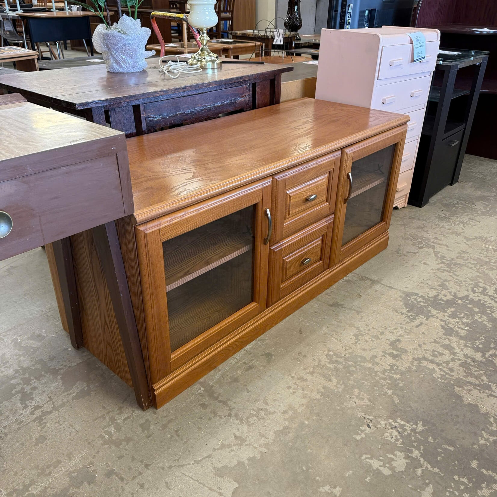 Light Brown TV Stand