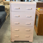 5 Drawer Peach Dresser